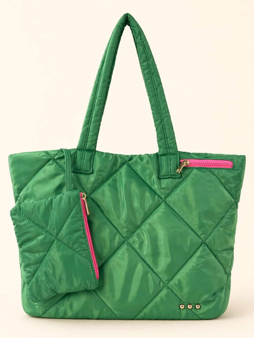 Pretty Simple Presley Puffer Quilted Tote Bag NWOT